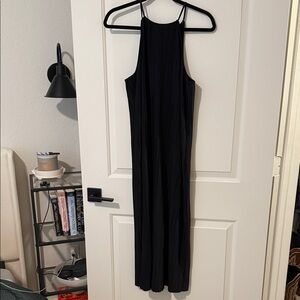 Black Halter Maxi Dress